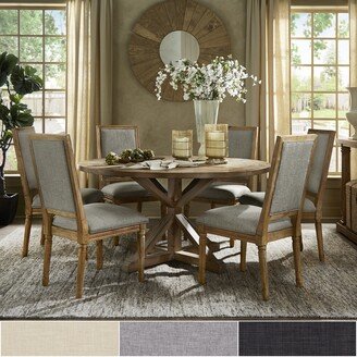 Deana Round Dining Set with Rectangular Back Chairs by Artisan