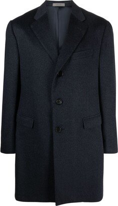 Single-Breasted Cashmere Coat-AC