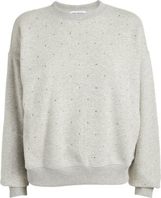 Crystal-Embellished Sweatshirt