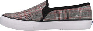 Women's Double Decker Leather/Boucle Sneaker