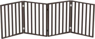 Pet Adobe Freestanding 4 Panel Folding Pet Gate