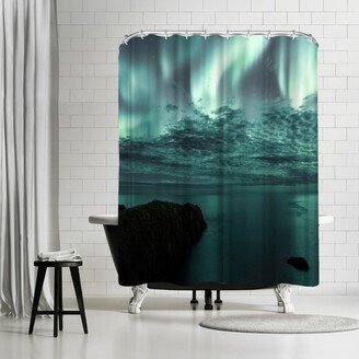 71 x 74 Shower Curtain, Borgarfjorour Eystri Iceland by Luke Gram