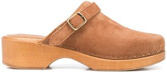 70s Suede Clogs-AA