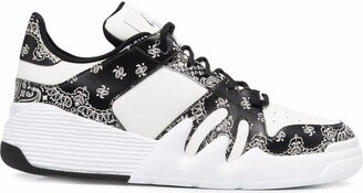 Bandana-Print Low-Top Sneakers