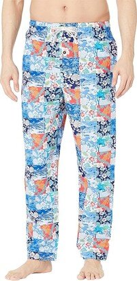 Cotton Woven Pants (Tropical Patchwork) Men's Pajama