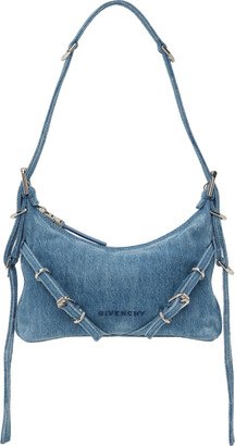 Blue Mini Voyou Denim Shoulder Bag