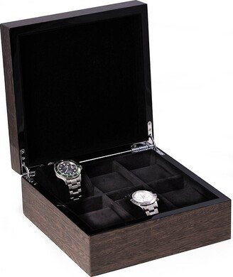 High Lacquered Italian Veneer 6 Watch Box