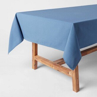 120 x 60 Cotton Tablecloth Blue