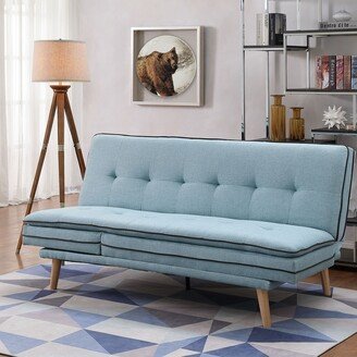 Global Pronex Savilla Adjustable Sofa Sleeper Sofa with Wood Legs