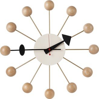 White Ball Clock