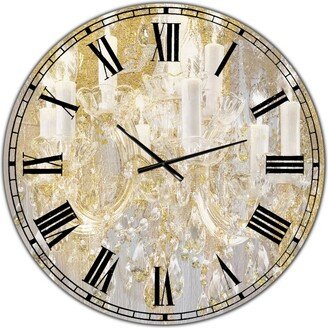 Designart Treasured Cottage Oversized Fashion Wall Clock - 36 x 36