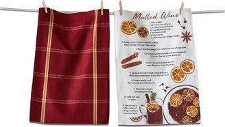 tagltd MULLED RECIPE DISHTOWEL Set of 2