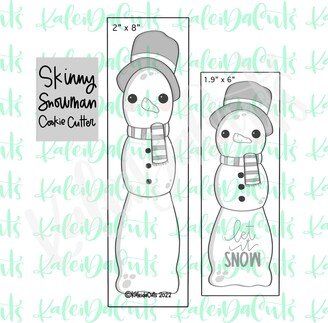 Skinny Snowman Cookie Cutter