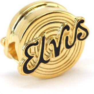 Elvis Presley Women's 18K Gold Plated Letters Record Bead