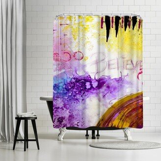 71 x 74 Shower Curtain, Beleive by Destiny Womack