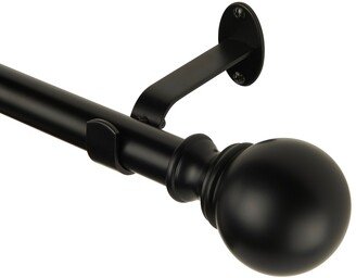 Cordelia Adjustable 86-120 Curtain Rod with Ball Finials