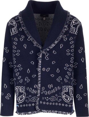 Bandana Button-Up Cardigan