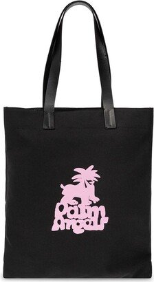 Leon Logo-Printed Open Top Shopping Bag