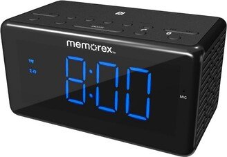 iLive Memorex Bluetooth Clock Radio - Black