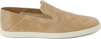 Sanders Suede & Leather Slip On Sneakers