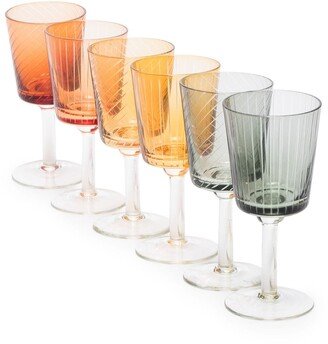 Library wine glasses set