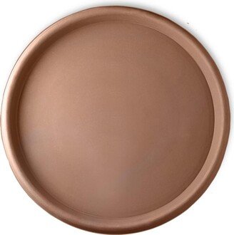 Crescent Garden Universal Round Saucer, Weathered Terracotta 22in D