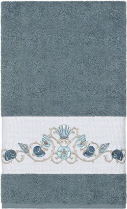 Bella Embellished Bath Towel - Teal