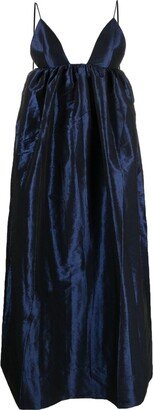 Taffeta Midi Dress