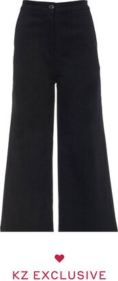 Kirna Zabete Cotton Drill Wide Leg Trousers