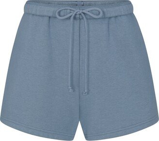 Cotton Fleece Classic Short | Steel Blue