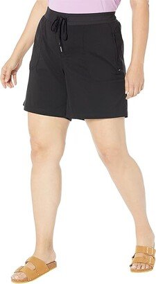 Plus Size Vista Camp Shorts 7 (Classic Black) Women's Casual Pants