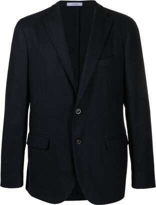 Single-Breasted Blazer-BK