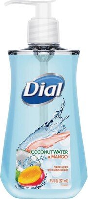 Dial DIA12158EA 7.5 oz Coconut Water & Mango Liquid Hand Soap