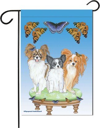 Papillon Garden Flag