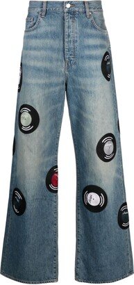 Record wide-leg jeans