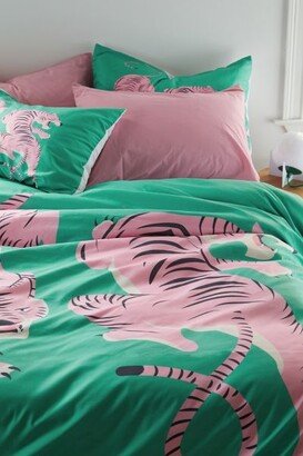 Ayeyokp For Deny The Chase: Pink Tiger Edition Duvet Cover