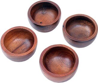 Handmade Afternoon Snack Small Wood Bowls