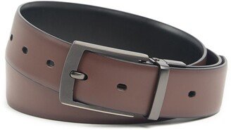 Cabernet Bonded Leather Belt