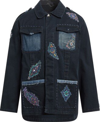 GABRIELE BELLINI Denim Outerwear Blue