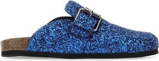 Glittered Slip-On Sandals