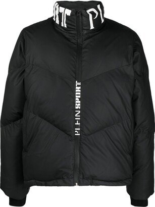 Logo-Print Puffer Jacket