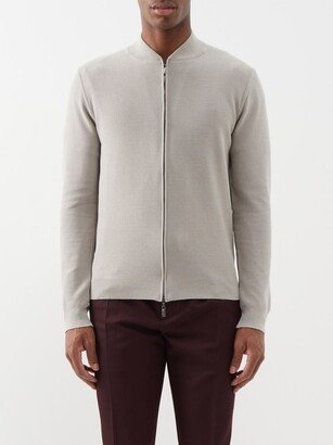 Thom Sweeney Fine-knit Cotton Track Top