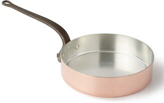 Duparquet Copper Cookware Solid Copper Saute Pan with Silver Lining