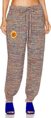 Camp High Knit Spectrum Sweatpants in Orange