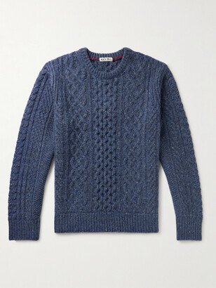 Cable-Knit Merino Wool-Blend Sweater