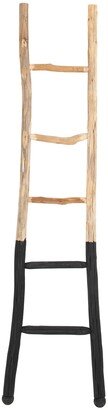 Storied Home Solid Wood Decorative Blanket Ladder,