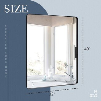 Rectangle Metal Explosion Proof Glass Bathroom Vanity Mirror