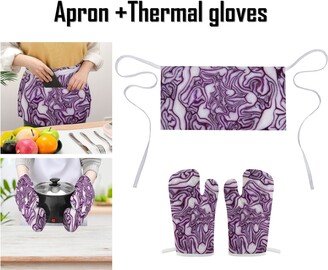 Bust Apron Thermal Gloves Set, Unique Gift