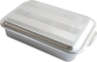 Classic 9x13 Pan with Embossed Prism Lid - Silver