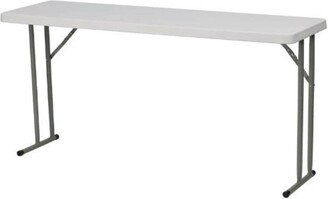 White Top Commercial Grade 60-inch Folding Table - Holds up to 330 lbs - 60 x 18 x 29 inches